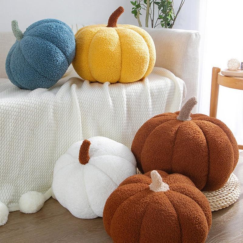 28-35CM New Pumpkin Pillow Promotion Ins Creative Special-shaped Sofa Cushion Halloween Decoration Cute Children Plush Toys