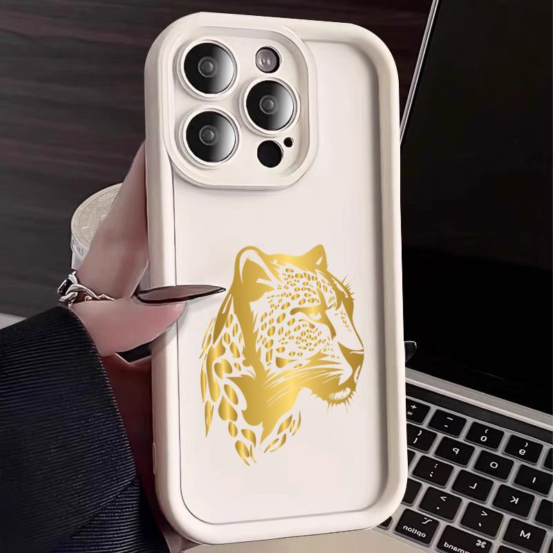 Cool Brown Jungle Leopard Tropical Case For iPhone 11 12 13 Pro 14 15 16 17 Pro Max X XS 7 8 Plus ShockProof Silicone Soft Cover