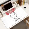 Cartoon Cute Gganadi Dog Mouse Pad Square Office Gaming Desk Mat Waterproof Nonslip Rubber Decorative