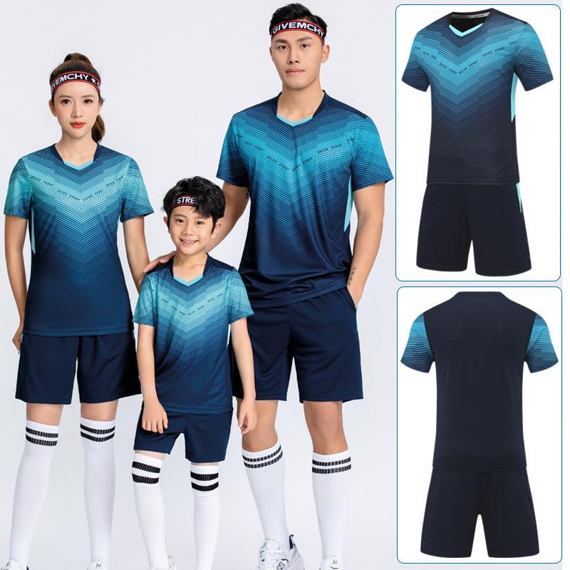 Football Jersey Set Boys Jersey Team Jersey Summer Short-Sleeved Children'S Jersey Training Jersey Sports Suit