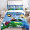 Saveums Print 3Pcs Bedding Set,Duvet Cover with 2 Bedro,Pillowcase Home Birthday Gift