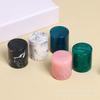 15mm Resin Perfume Bottle Cap, Hand-Polished Sphere & Cylinder Shape, Crimp Neck Spray Lid for Refillable Atomizer