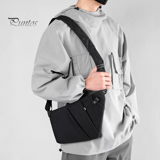 Storage Bag Anti Theft Travel Slim Sling Large Capacity Anti-theft Zipper Closure Adjustable Crossbody for Women Men Shoulder