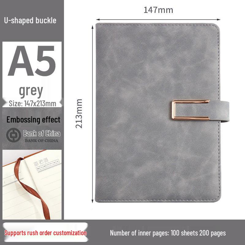 Personalized Magnetic Closure B5 & A5 Notebooks with Logo Printing