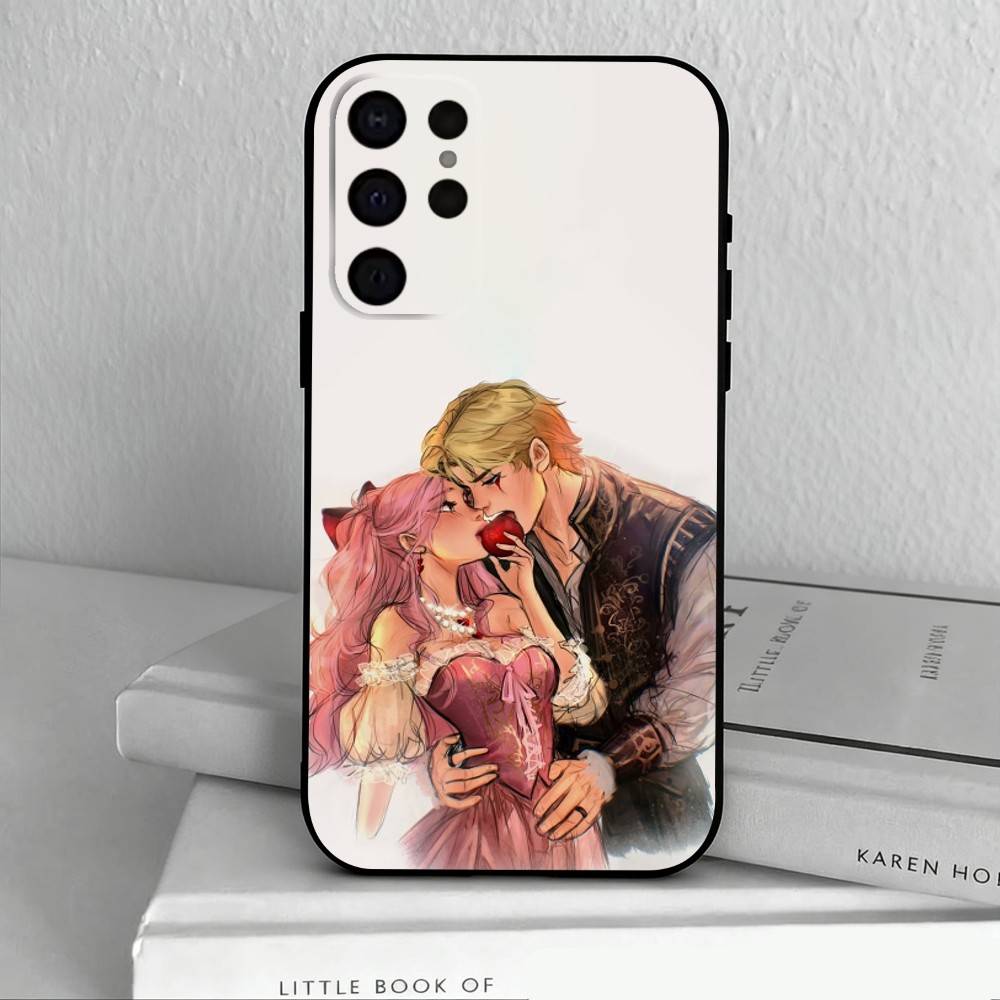 Once U-Upon a B-Broken H-Heart-T Phone Case For Samsung S25,S24,S21,S22,S23,S30,Ultra,S20,Plus,Others Soft Black Cover