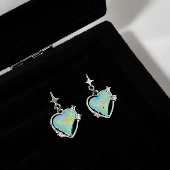 1 Pair Stud Earrings Rhinestones Dressing Up Decorative Chic Women Wedding Party Drop Earrings Jewelry Accessories