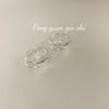 S925 Sterling Silver Double-Layer Oval Letter Ring for Women - Minimalist High-End Stackable Index Finger Jewelry