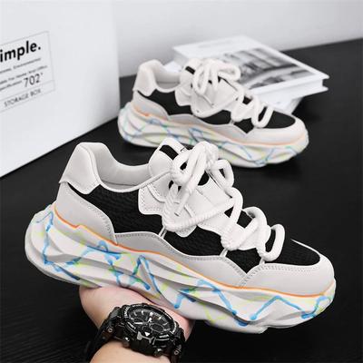 Men's Running Shoes Mesh Breathable Casual Walking Shoes 2024 New Latest Men's Fashion Lightweight Sports Lace Up Sports Shoes