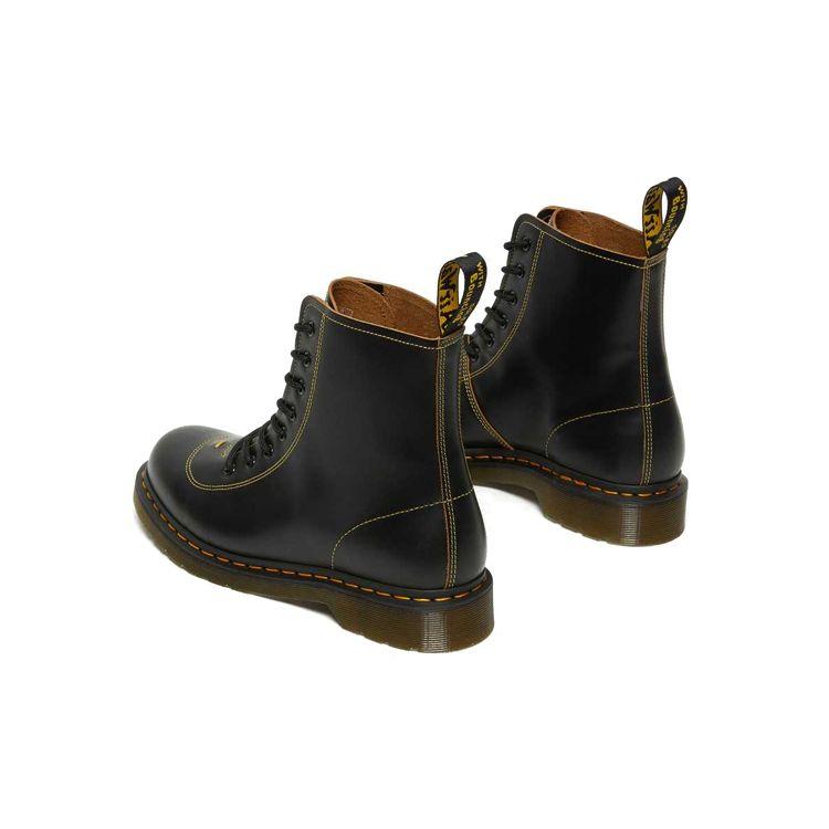 Dr. Martens Pharsmond Leather Vintage Smooth Short Boots Unisex Boots Black 26969001