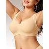 Women S Wireless Seamless Push Up Plus Size Comfortable Bra