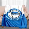 Coperta con stemma Hertha BSC Berlin Adatta per Divani, Letti, Uffici e Campeggio - Regalo Perfetto per Halloween Natale