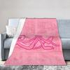 Cute Cartoon Pinks Panthers Blanket Wool Awesome Warm Throw Blanket for Bedspread Textile Decor,