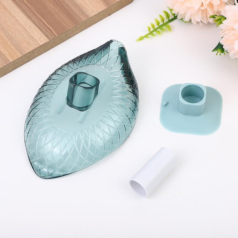 Leaf-Shaped Suction Cup Soap Holder: Wall-Mounted, No Drilling Required