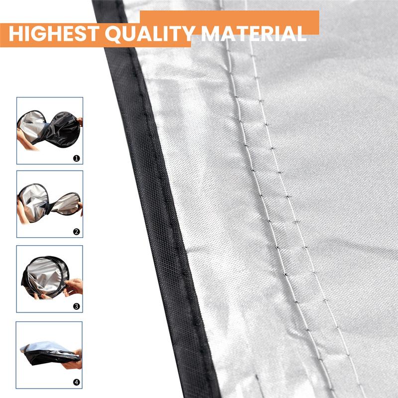 Car Windshield Sunshade Foldable Windscreen Sun Shade Cover UV Rays Block Window Shade Interior Accessories