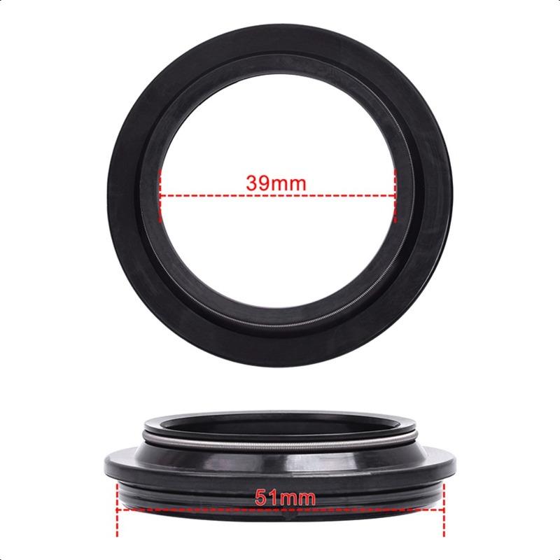 39x51x8 Motorcycle Front Shock Absorber Fork Damper Oil Seal 39 51 Dust Cover For HONDA NV600 Steed NV VLX 400 600 VLX400 VLX600