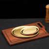 Multipurpose Korean Style Barbecue Pan Exquisite Dinner Plates Creative Oval Shaped Plate  Dining
