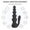 Soft Silicone Anal Plug Anus Dilator Butt Plug Vibrator Stimulus Sex Toy for Men Gay Erotic Accessories