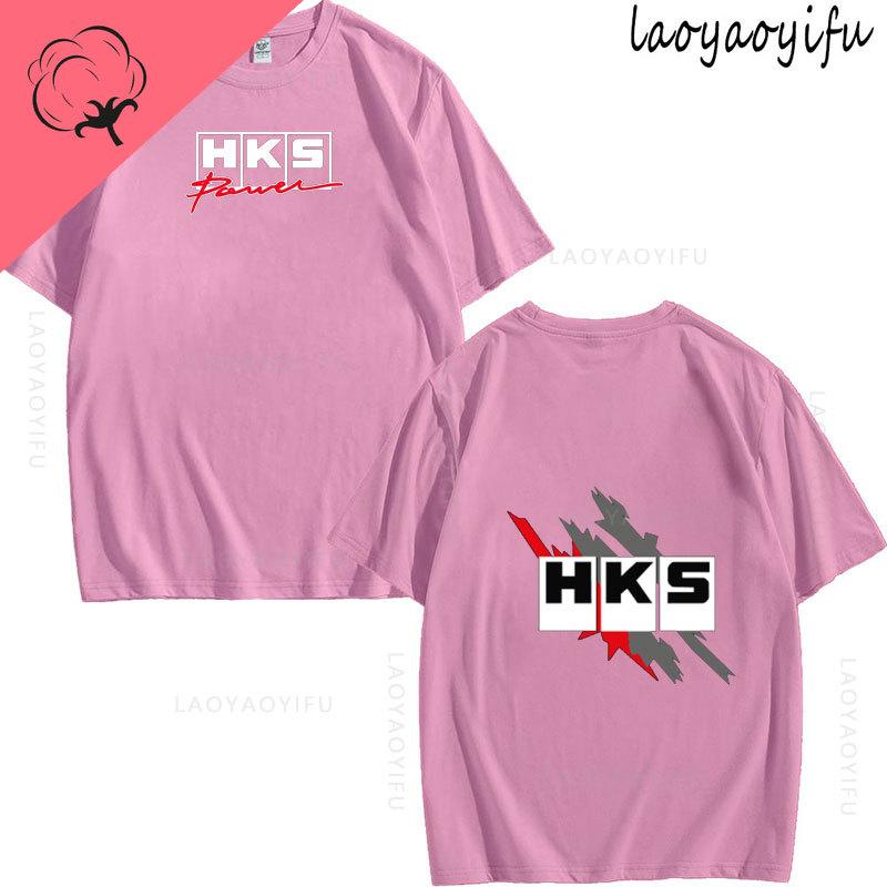 JDM Modified Car HKS ENDLESS Theme 100Cotton Mens Womens Fashion High Quality Oneck Casual Summer TShirt Printed Fashion