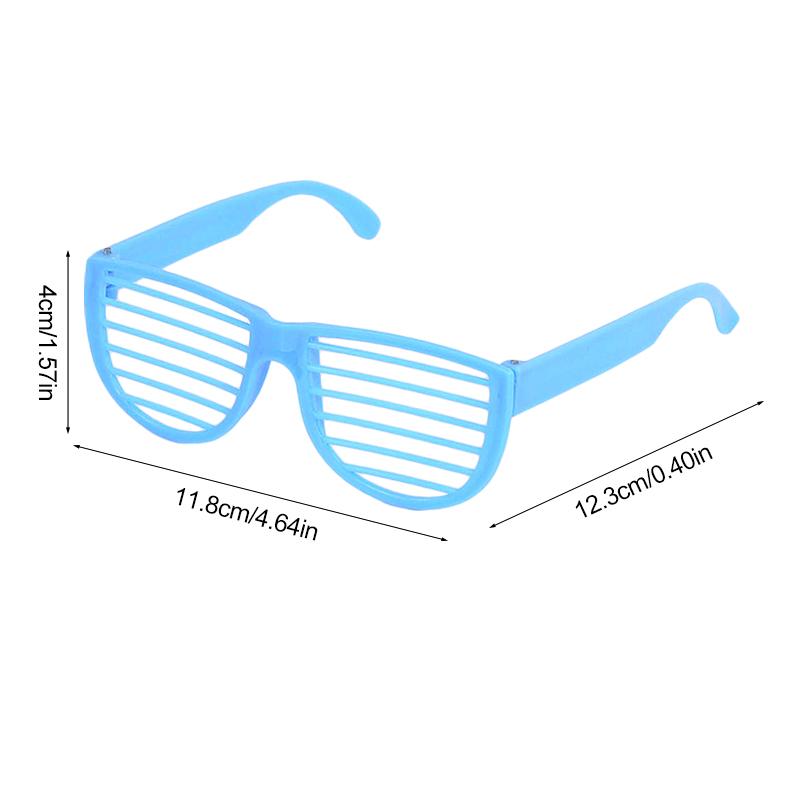 12/24 Stück Lamellenbrillen Brillen Spielzeug Kinder Junge Mädchen Brillen Make-up Geburtstagsfeier Mitgebsel Goodie Bag Pinata Füllungen Weihnachtsgeschenk