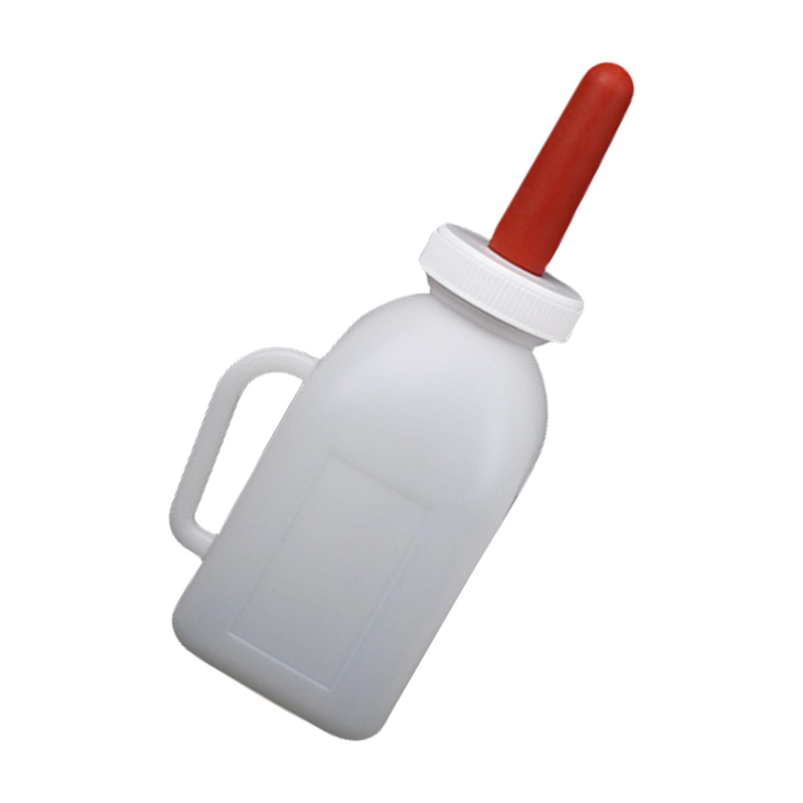 

Бутылочка для кормления телят емкостью 1-5 л с ручкой и силиконовой соской для удобства кормления 1L