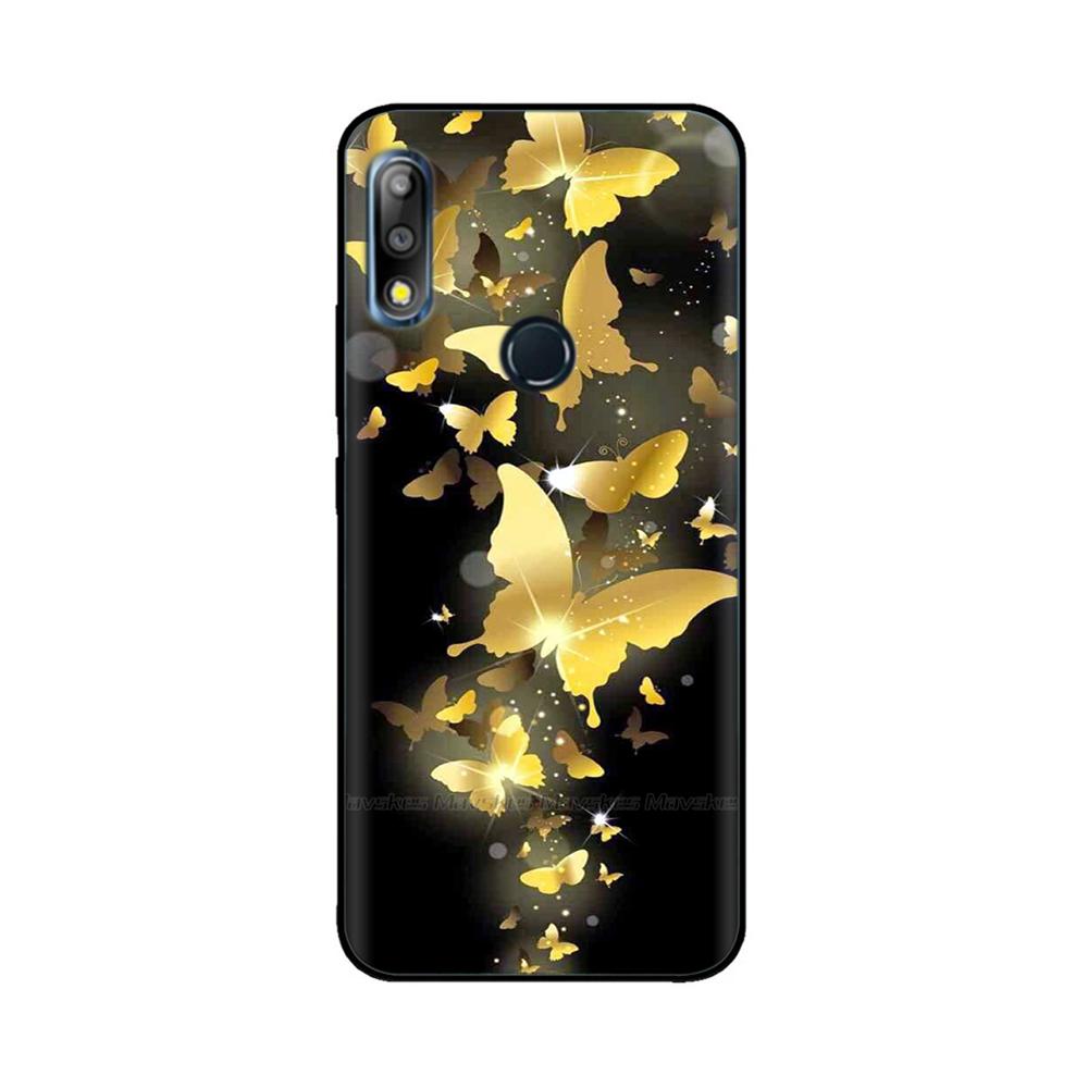 Pro pouzdro Asus ZenFone Max Pro M2 ZB631KL ZB633KL Měkký silikonový černý kryt telefonu Pro pouzdro Asus ZenFone Max Pro M1 ZB602KL Capa