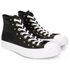 Converse Chuck 70 Star Rundspitze Bequeme Vielseitige High-Top Canvas Schuhe Unisex Schwarz