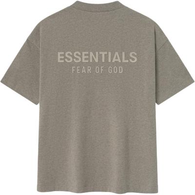 Essentials Classic Tee Homestead Heather Women Tops Tan 125SP254193F