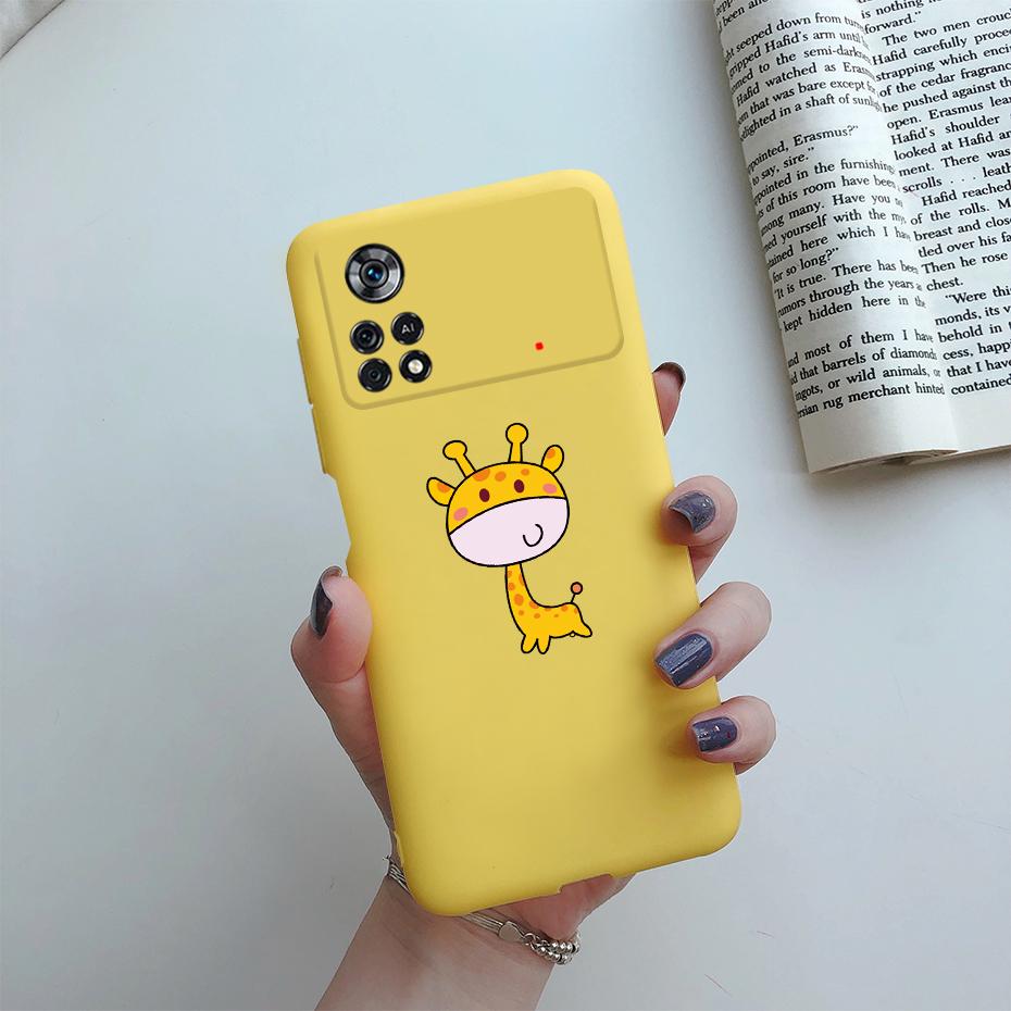 For Xiaomi Poco X4 Pro 5G Case Cute Cartoon Back Cover Soft Silicone Phone Case For Xiaomi Poco X4 X 4 PocoX4 Pro X4Pro 5G Funda