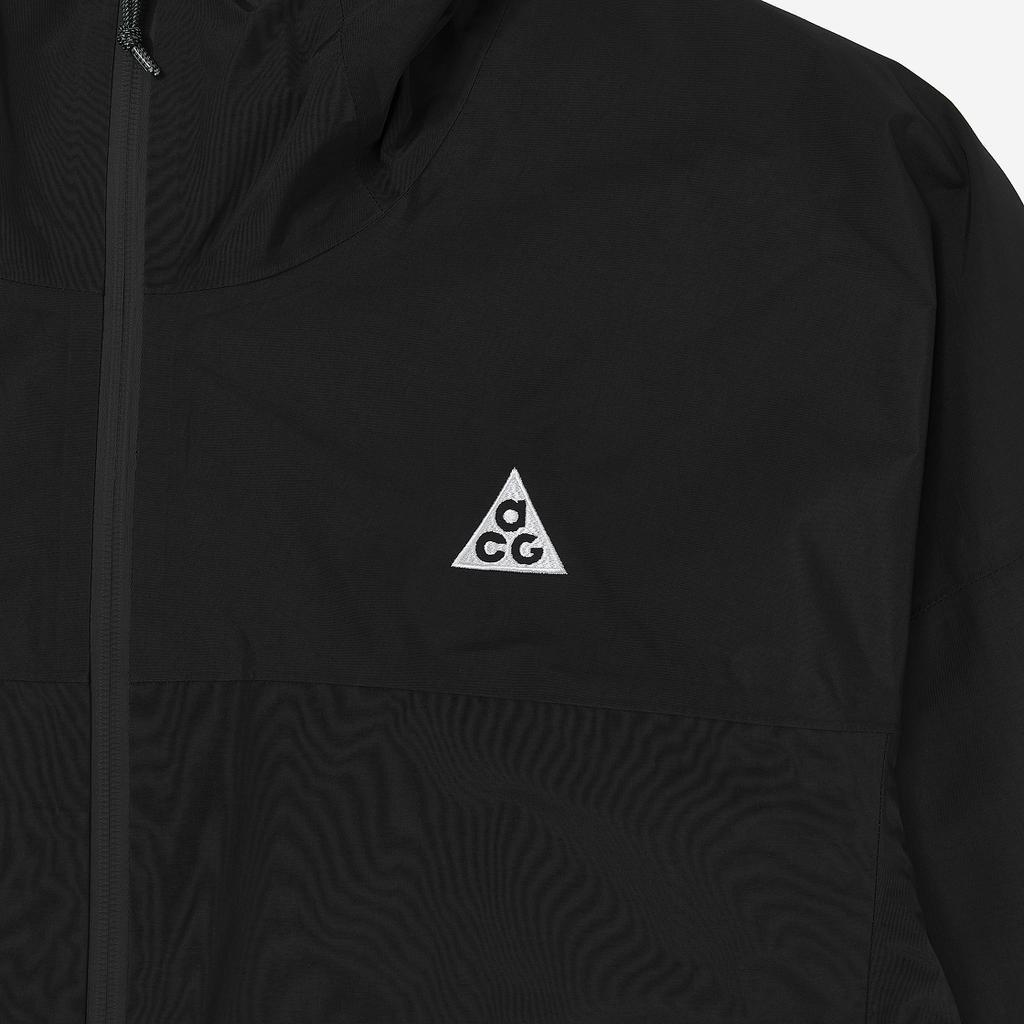 Nike Chaqueta Impermeable de Moda ACG Storm-Fit Adv Morpho con Capucha, Suave, Versátil, de Manga Larga para Hombre, Negro HJ2688010