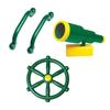 Kids Pirate Telescope, Steering Handle Bars for Playhouse Gym
