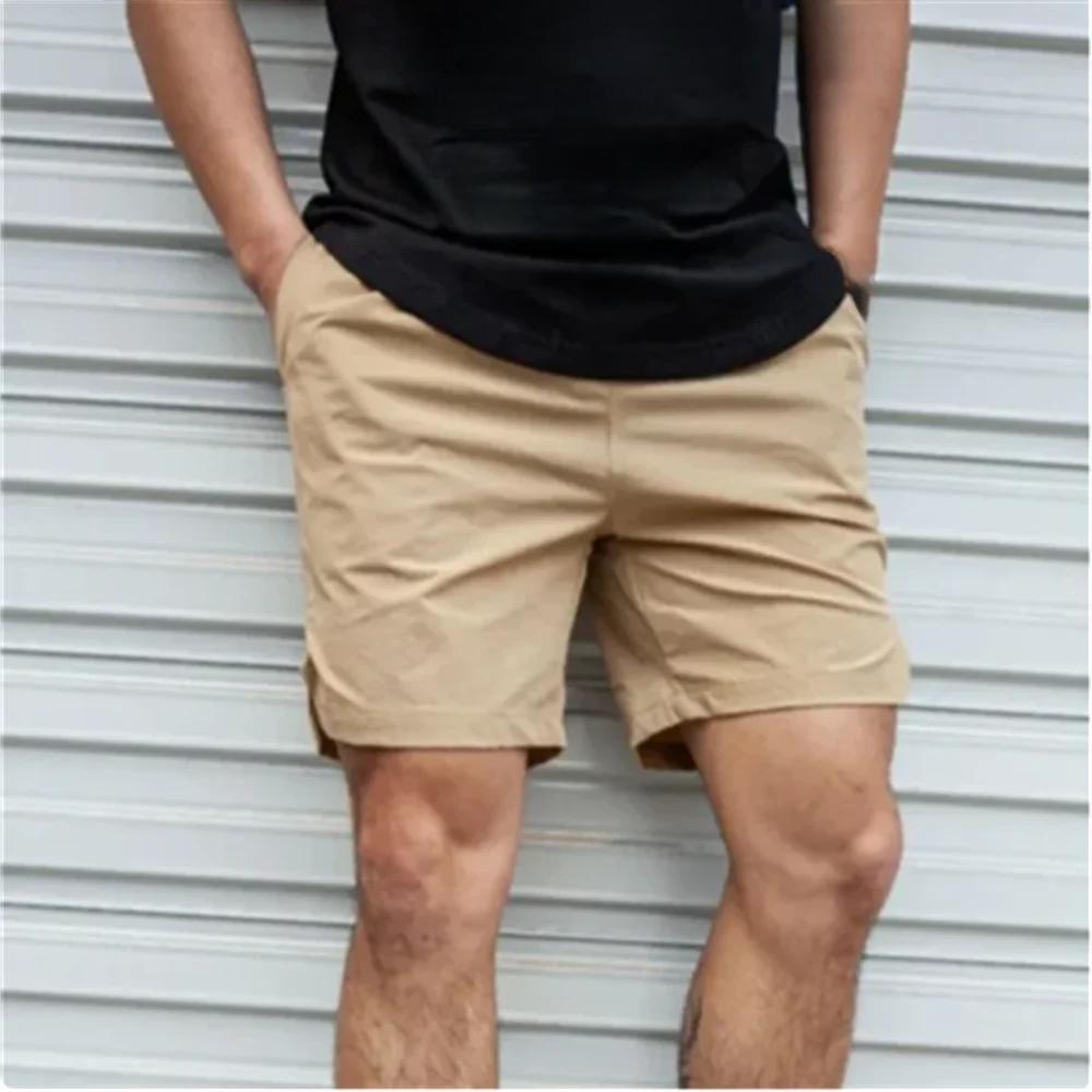 Nuevos Pantalones Cortos Calientes para Hombre Ligeros Delgados Pantalones Cortos para Correr Sentadilla Fitness Pantalones Cortos para Hombre Ropa de GYM Secado Rápido con Cordón