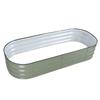 Raised Garden Bed Steel   Outdoor Planter Box with Open Bottom for Vegetables Fruits Flowers