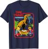 Time Travel T-Rex Dinosaur Retro Dark Humor T-Shirt