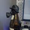 D5 3D Printing Gas Mask Beer Bottle Topper Reusable Novelty Air-Tight Cap for Liquor Preservation Dustproofing Beer Cover Cap