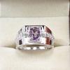 Alexandrite Oval Cut  Gemstone With 925 Sterling Silver Ring For Men's #A631 JL375656872253