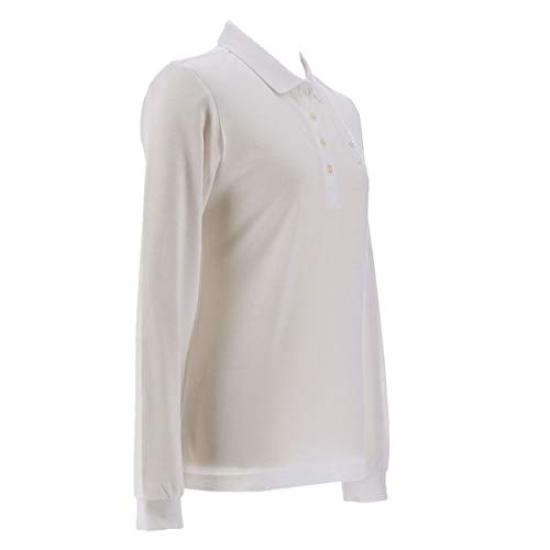 Munsingwear MGWOGB01 Long Sleeve Japanese Size L To Japanese Size Shirt, Women's, White, (equivalent L)