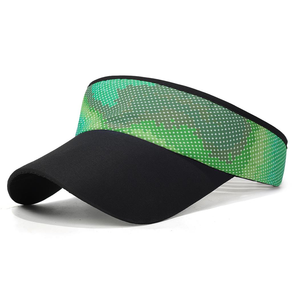 Summer Open-Top Hat With Digital Printing, High-Quality Solid Quick-Dry Sun Hat For Women, Running, Marathon, And Sports Hat