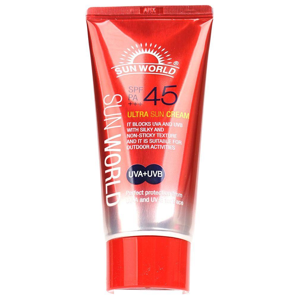 

SUN WORLD popular skin tone correction effect UV sun cream 100ml