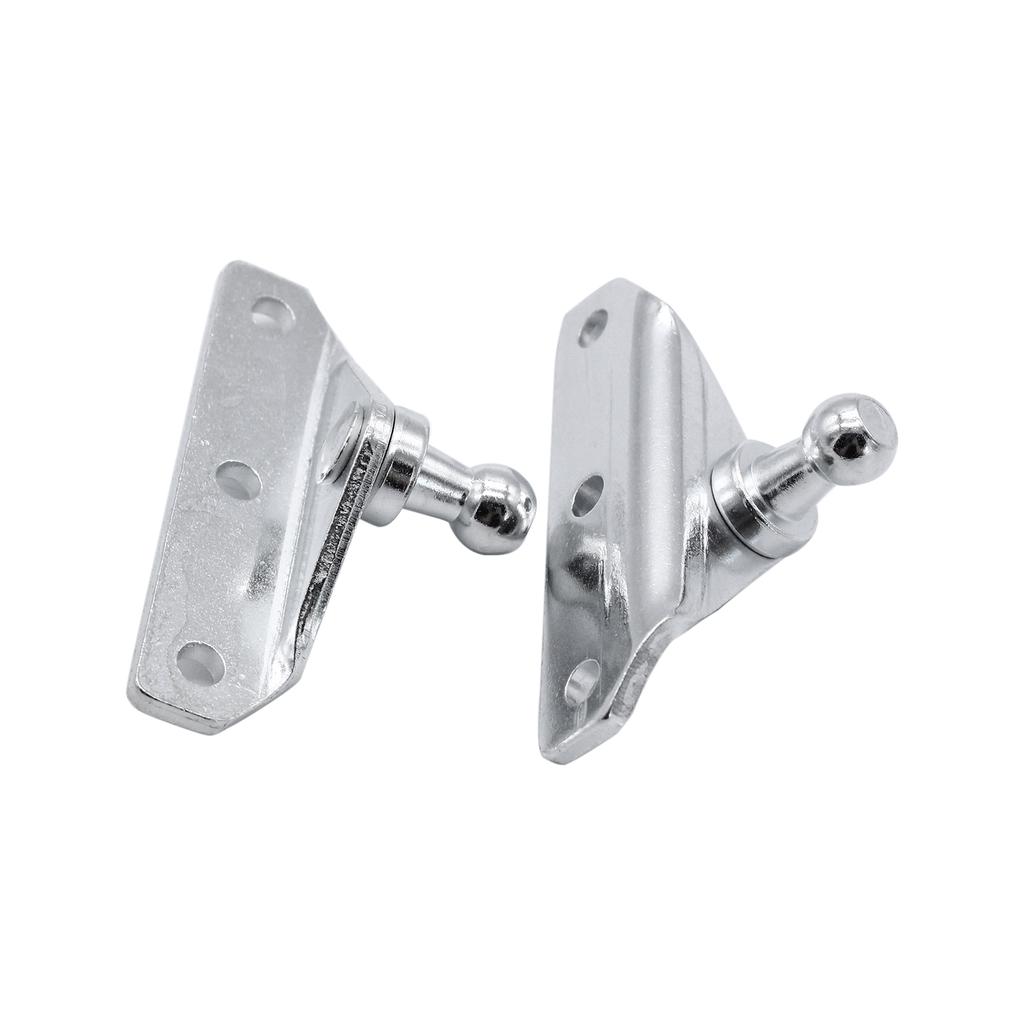 2 Stud Brackets Joint Brackets 10mm Gas Spring Socket Holders with Galvanized Steel Suitable for Home Shop Projects