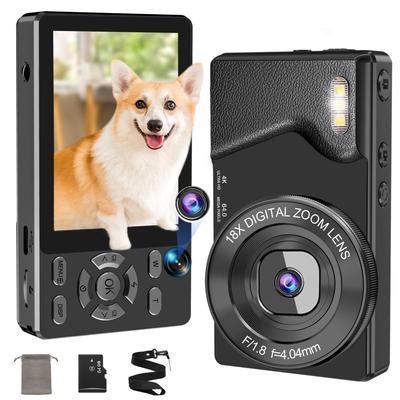 Νέα Έκδοση Selfie Ψηφιακή OTG Smartphone Μεγάλη Μπροστινή 18x Ψηφιακή Ζουμ LED USB Βιντεοκάμερα Ιδανική για Σχολείο και Είσοδο με Τρίποδο Ιαπωνικές Οδηγίες
