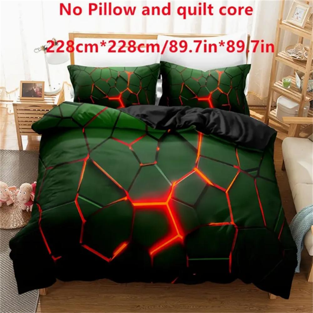 2/3pcs Duvet Cover Set, 3D Digital Printing, Down Duvet Cover, Pillowcase, Home Bedding Duvet Cover For Bedroom, Guest Room