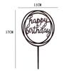Neuer Happy Birthday Kuchentopper Roségold Herz Geburtstag Acryl Kuchentopper Für Kinder Geburtstagsparty Kuchen Dekorationen Babyparty
