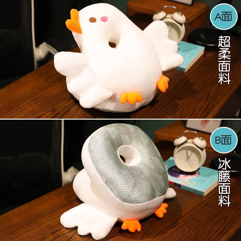 Creative Goose Nap Pillow Plush Toy Office Pillow Nap Ice Vine Pillow Student Breathable Pillow Birthday Gift