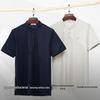 Langdeng Men's Cooling & Anti-Bacterial Baseball Collar T-Shirt