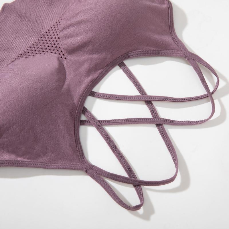 Dámské Sportovní Bralette Prodyšné Pohodlné Topy Push Up Bezešvé Lingeria Dámské Fitness Krása Záda Spodní prádlo Podprsenka