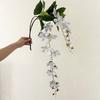 Yousheng Simulated Green Plants High Simulation Lifelike Texture Faux Flower Bouquet with Realistic Veins Matte Leaves DIY Maintenance-Free Home