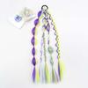 Multi-Color Lantern Bubble Twist Braid Long Gradient Hair Wrap  Music Festival