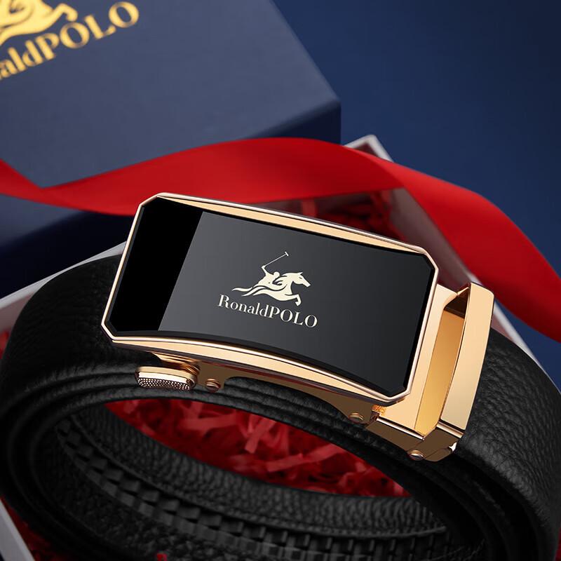 

Мужской кожаный ремень Boston Paul с автоматической пряжкой 125cm (Adjustable)