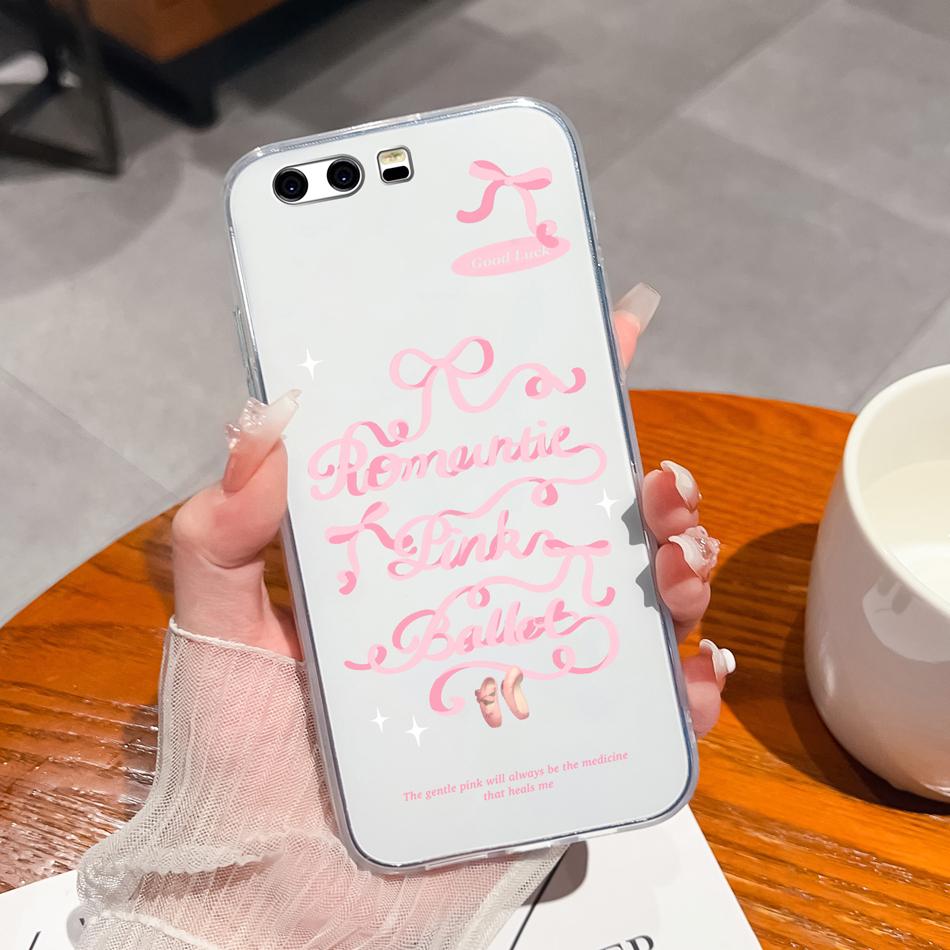 Per Huawei P10 Lite P10 Plus Custodia per Telefono Stile Casual Fantasie Silicone Morbido TPU Trasparente Leggera Copertura Per Huawei P 10+ Funda