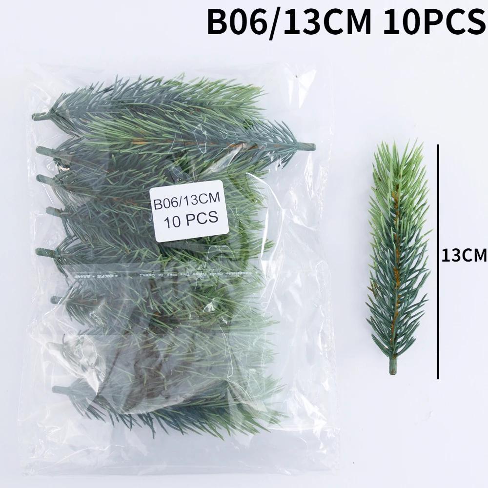 10/20Pcs Mini Artificial Pine Branches DIY Artificial Fir Branch Decoration Gift Candy New Year Christmas Decoration 2025